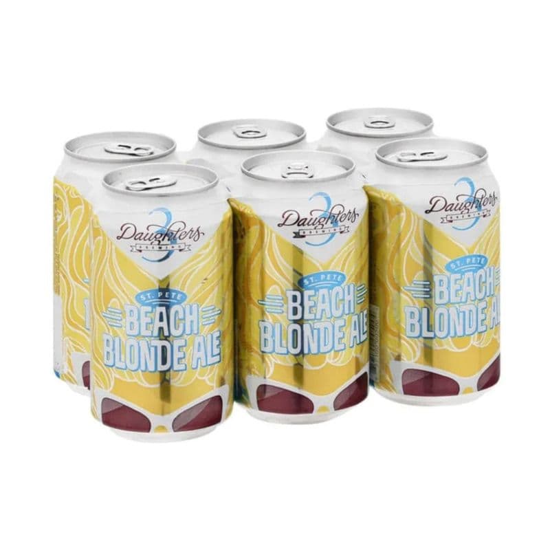 3 Daughters Beach Blone Ale 6 Pack 12OZ Cans