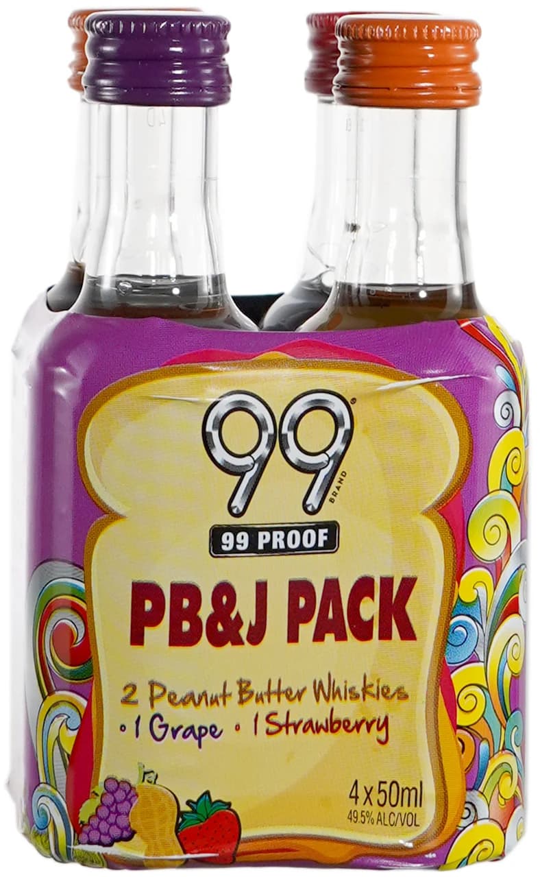 99 Pb and J Pack 50ML 4PK