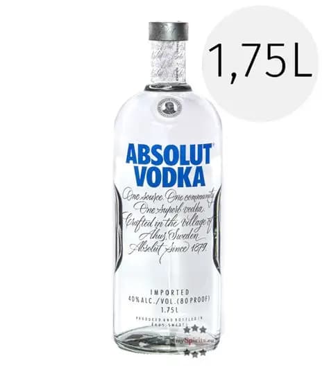 Absolut Vodka 1.75L (Gluten Free)