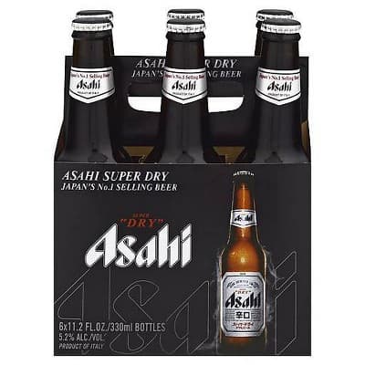 Asahi 6PK Bottles