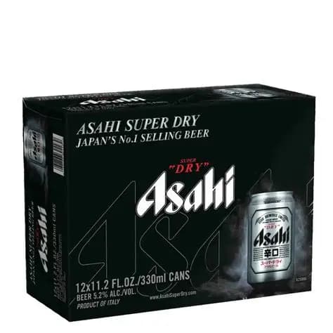 Asahi Super Dry 12 Pack Cans