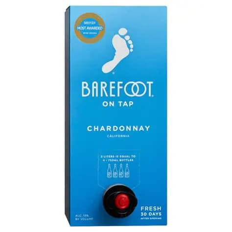Barefoot 3 Liter in Box Chardonnay