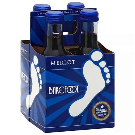 Barefoot Merlot 4PK