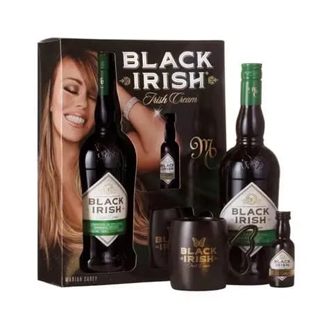 Black Irish Cream Liqueur Giftset 750ML