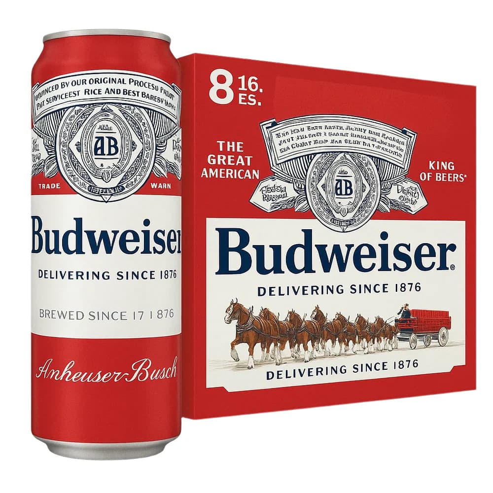 Budweiser 8pk 16oz