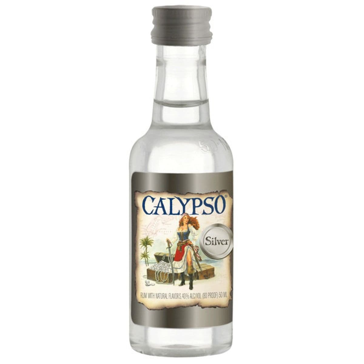 Calypso White Silver Rum 50ML