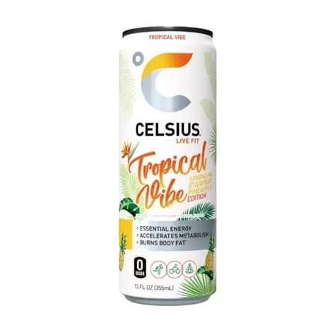 Celsius Tropical Vibe 12 Oz