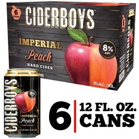 Ciderboys Imperial Peach 6 Pack Can