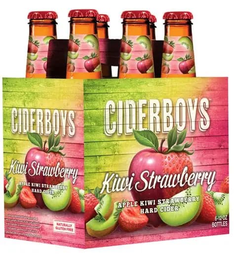 Ciderboys Kiwi Strawberry 6 Pack Bottles