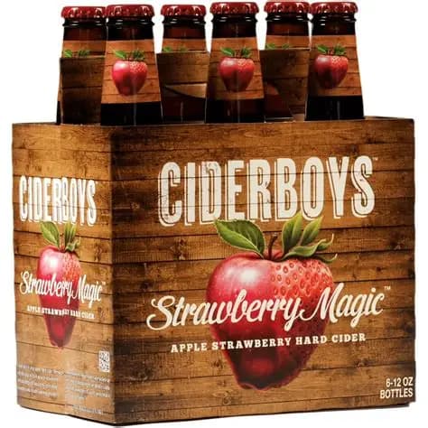 Ciderboys Strawberry Magic 12 Oz 6PACK
