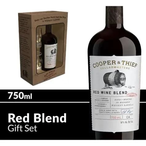 Cooper & Thief Red Wine Blend Gift SET/2 Glasses