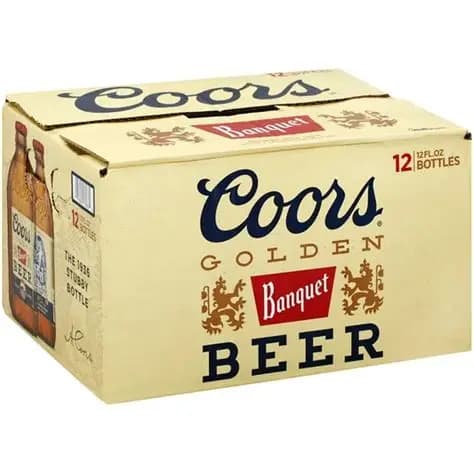Coors Gold Banquet 12OZ 12 Bottles