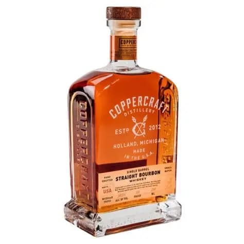 Coppercraft Single Barrel Bourbon Whiskey 750ML