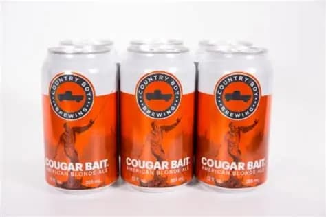 Country Boy Brewing Cougar Bait 6 Pack Can