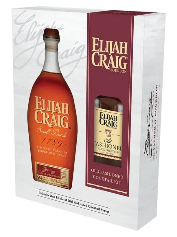Elijah Craig Gift Set Bourbon Whiskey 750ML