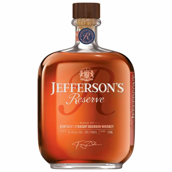 Jeffersons Reserve Straight Bourbon Whiskey 750ML