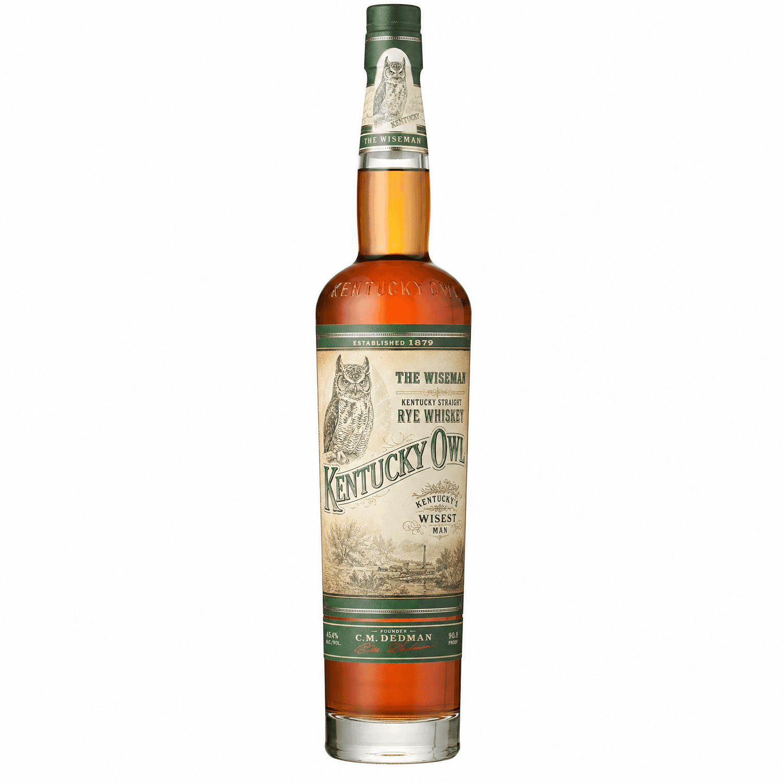 Kentuck Owl Wiseman Rye Whiskey 750ML
