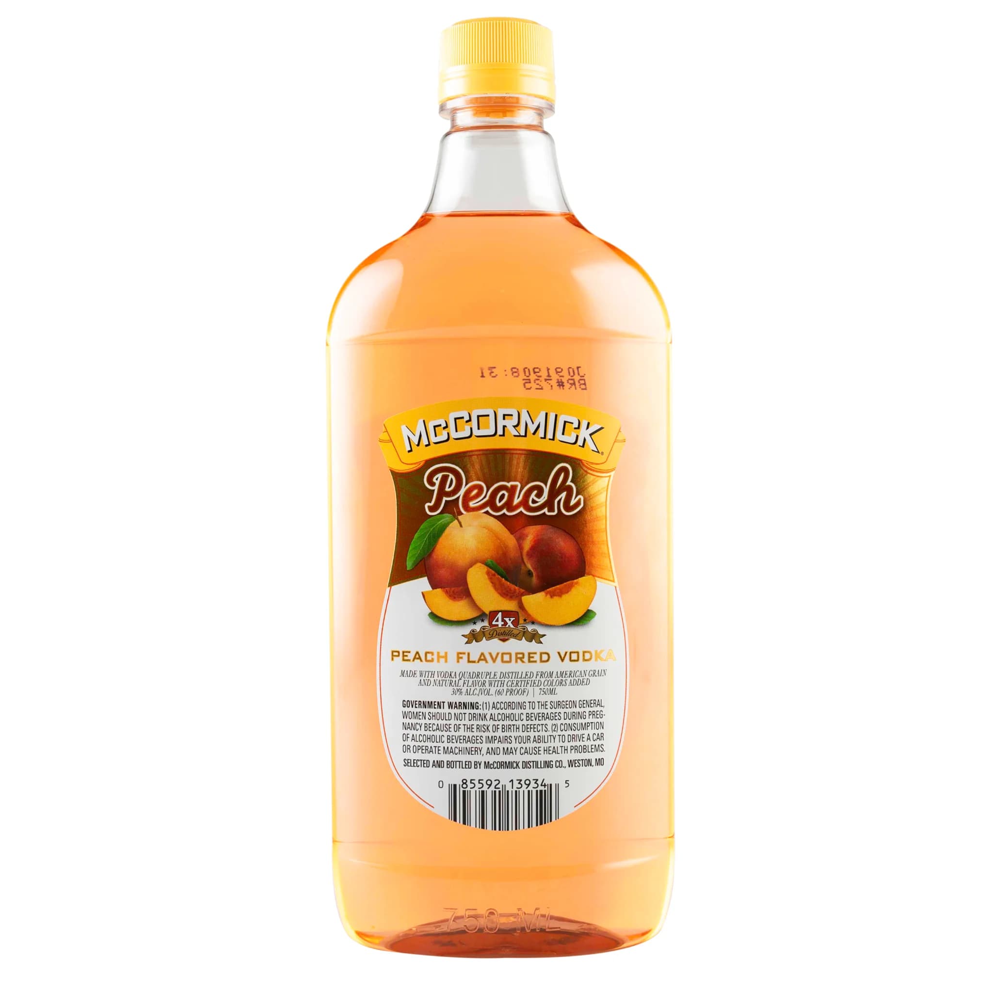Mccormick Peach Vodka 1L