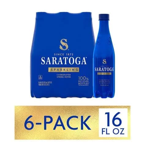 Saratoga Sparkling Water 16FL 6 Pack