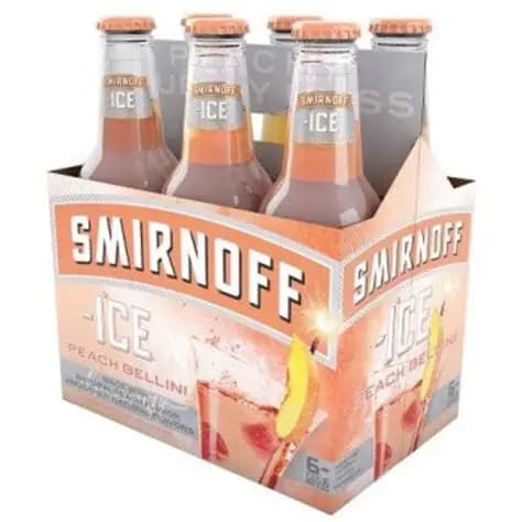 Smirnoff Ice Peach Bellini 6pk Bottle