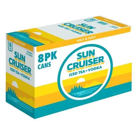Sun Cruiser Half & Half Vodka 8 Pack