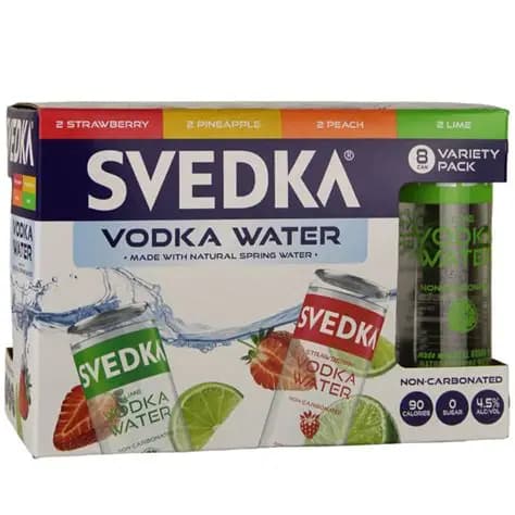 Svedka Vodka Water 8 Pack