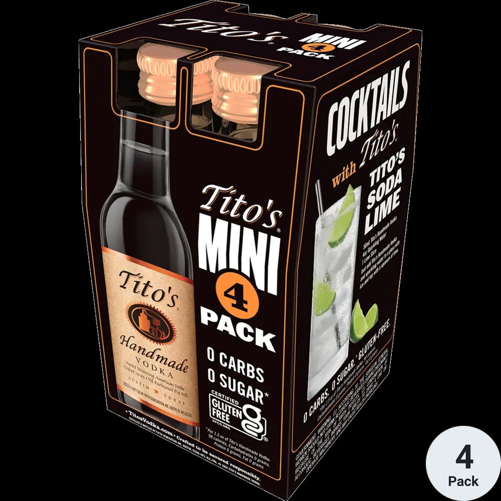 Tito's 4 Pack 50ML