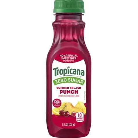 Tropicana Summer Splash Punch 0 Sugar 11OZ