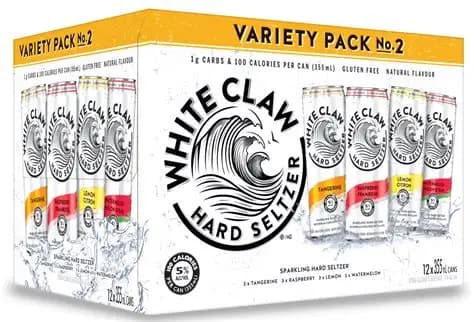 White Claw- Variety Pack (No 2) 12OZ 12 Pack