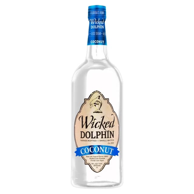 Wicked Dolphin Coconut Rum 750ML