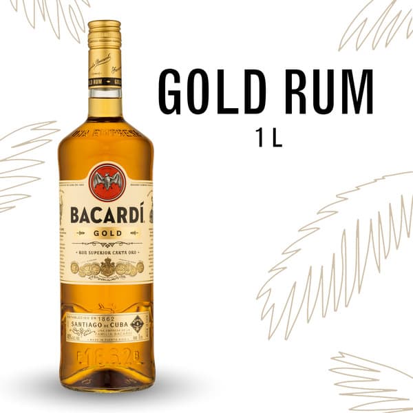 Bacardi Gold Rum 1L