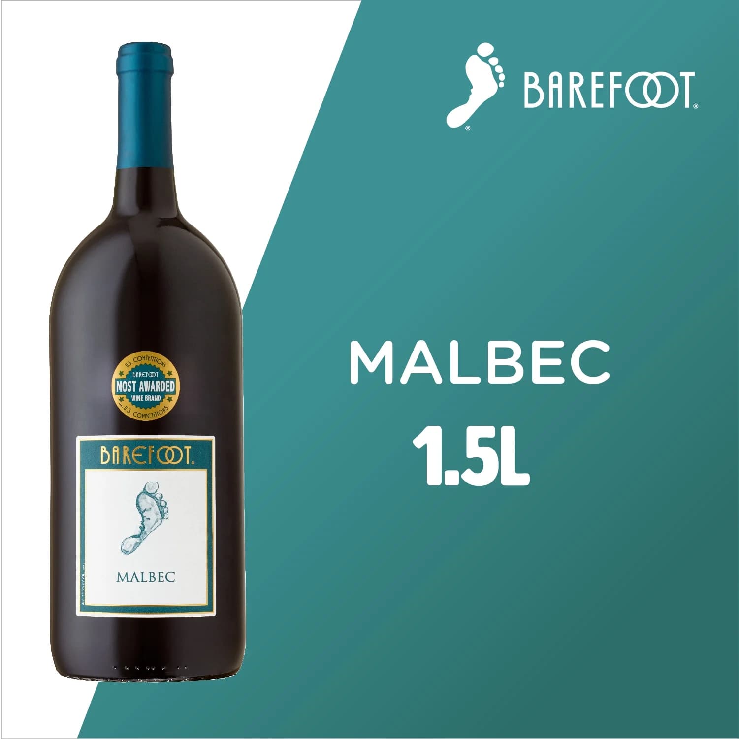Barefoot Merlot Wine 1.5L
