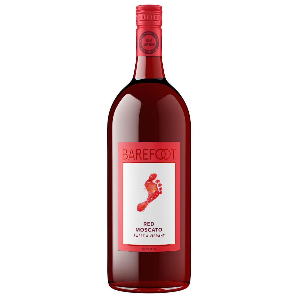 Barefoot Red Moscato Wine 1.5L