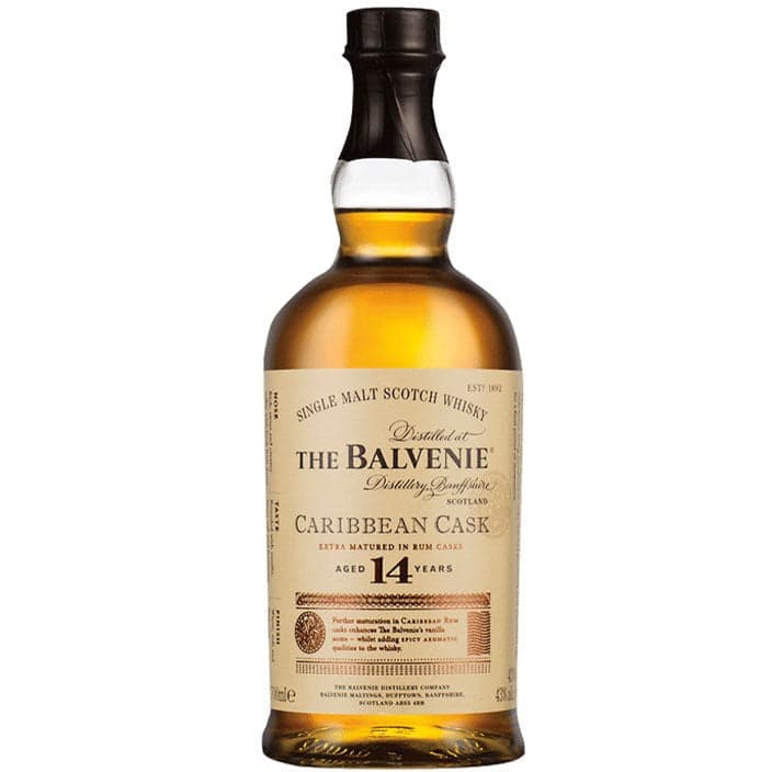 The Balvenie 14YRS Single Malt Caribbean Cask Scotch Whisky 750ML