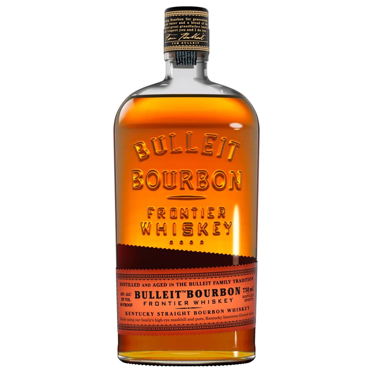 Bulleit Frontier Bourbon Whiskey 750ML