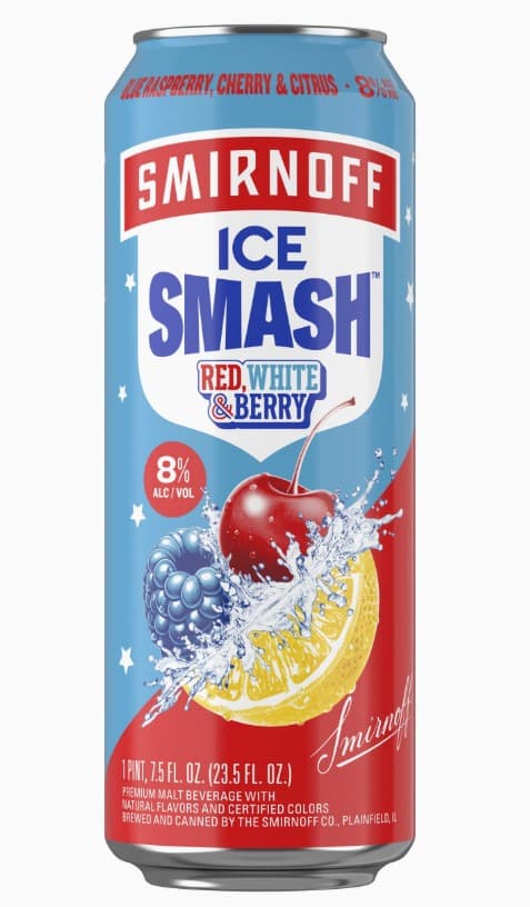 Smirnoff Smash Ice Red White Berry 24 Oz
