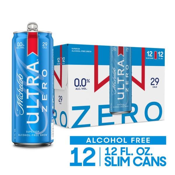 Michelob Ultra Zero 12 Pack Cans
