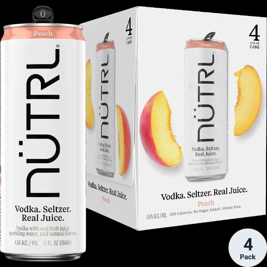 Nutrl Peach 4PK
