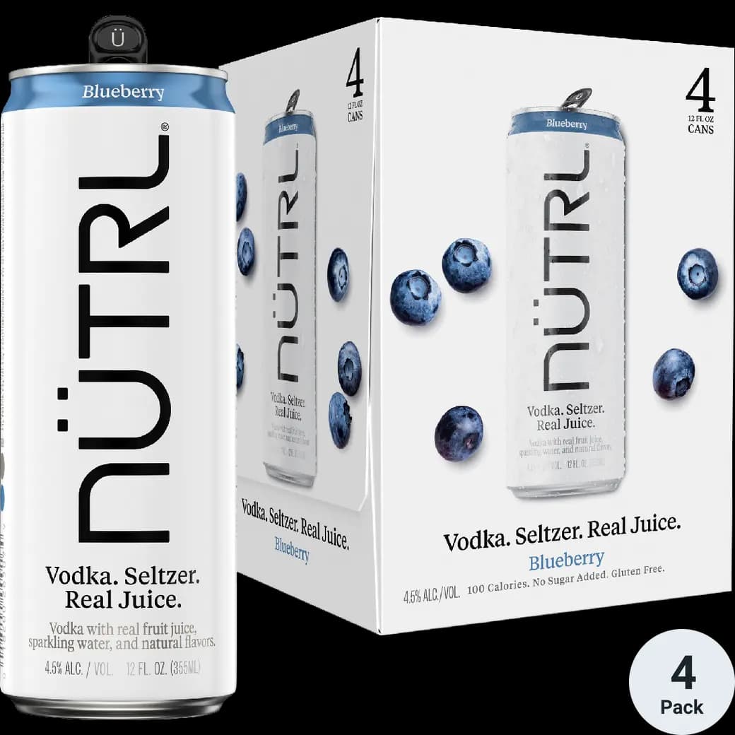 Nutrl Blueberry 4 Pack