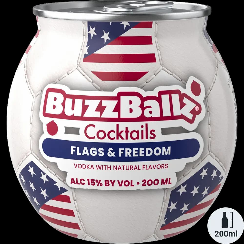 Buzzballz Cocktails Flags & Freedom 200ML