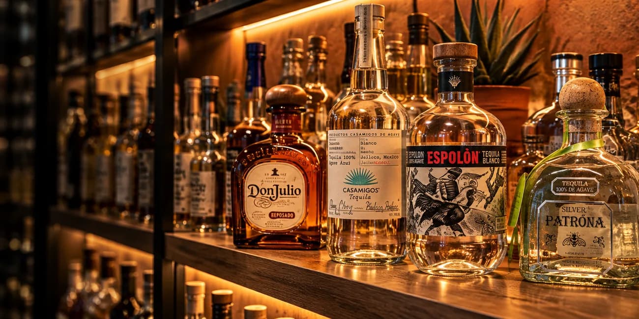 Tequila on the shelf