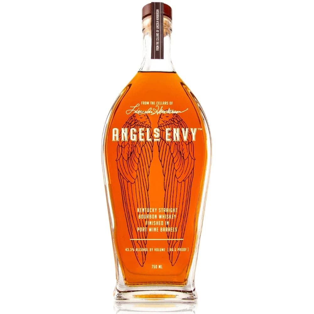 Angels Envy Bourbon Whiskey Finished in Port Wine Barrels 375ML