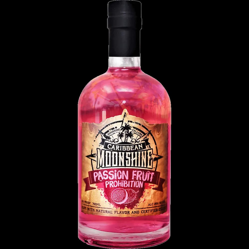 Caribbean Moonshine Passionfruit Prohibition 750ML