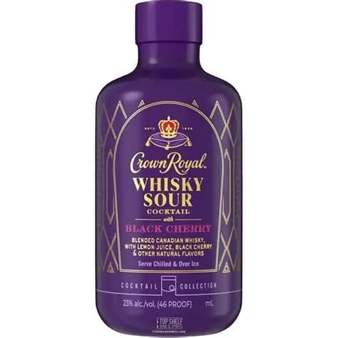 Crown Royal Cocktail Sour Black Cherry 750ML