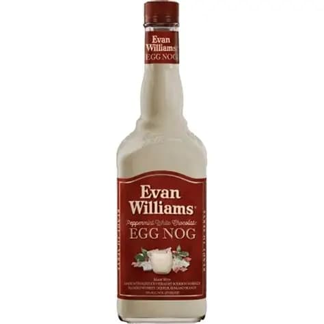 Evan Williams Peppermint White Chocolate Egg Nog 750ML