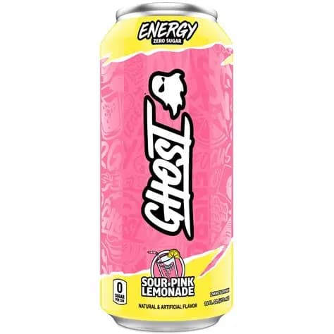 Ghost Sour Pink Lemonade 16OZ