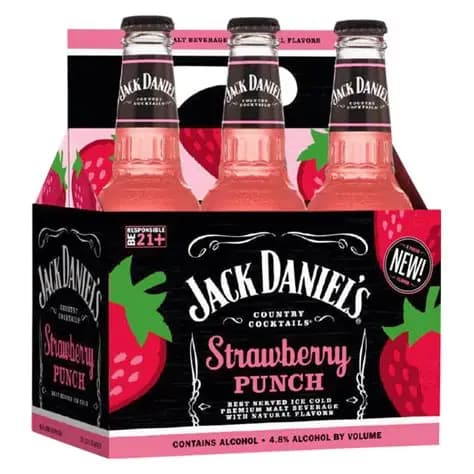 Jack Daniels Straberry Punch 6PK Btl