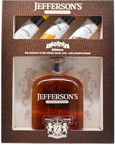 Jeffersons Reserve Straight Bourbon Whiskey Gift Set 750ML