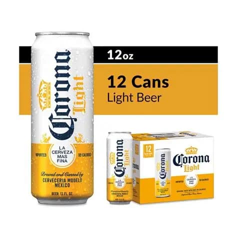 Corona Light 12OZ 12 Slim Cans