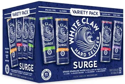 White Claw Surge Variety 12 Pack Cans